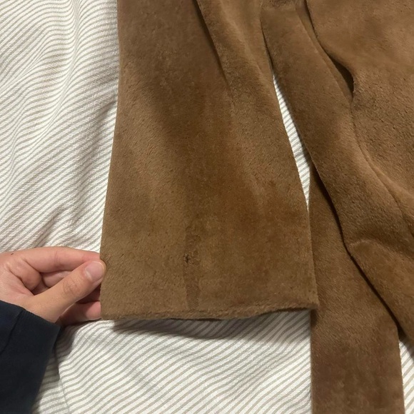 Vintage Anne Klein Belted Brown Wool Trench Coat/OverCoat Size Medium - Picture 15 of 17